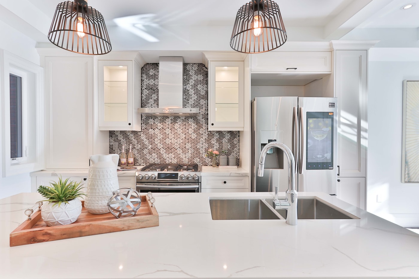 Finished custom kitchen